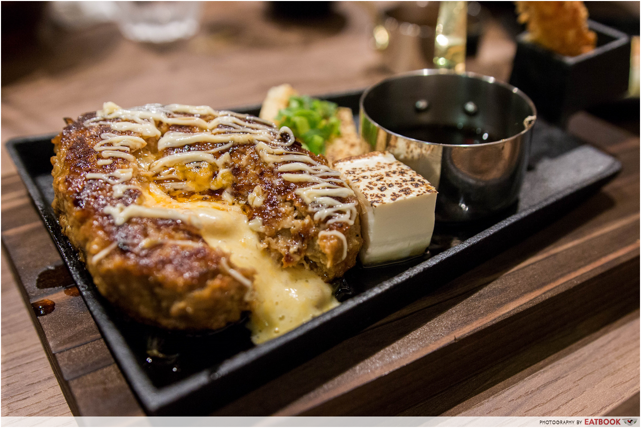 epic cheese dishes -hamburg steak keisuke