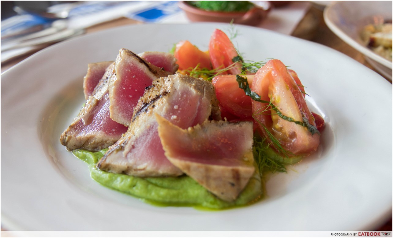 Jamie's Italian - seared tuna