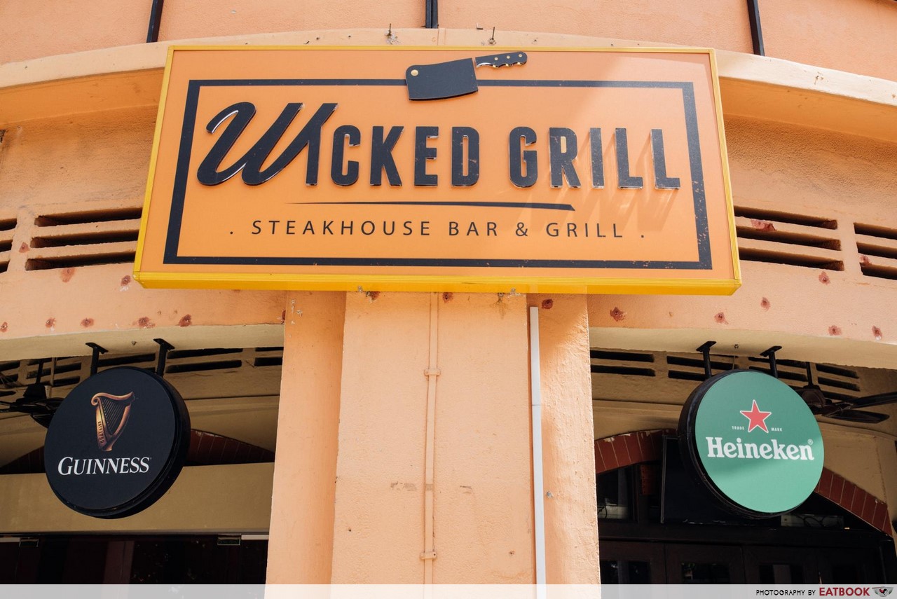 Wicked Grill - signboard