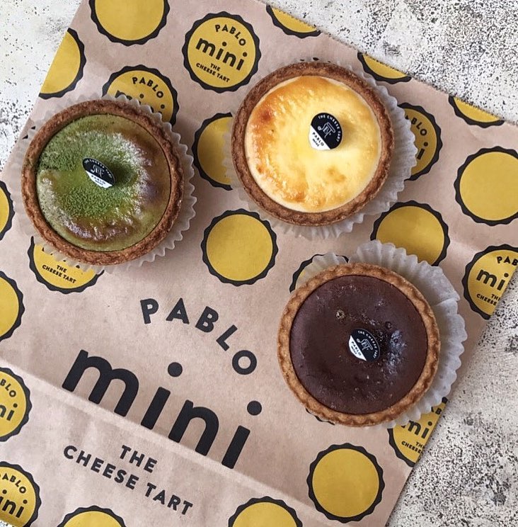 pablo cheese tart - mini tarts