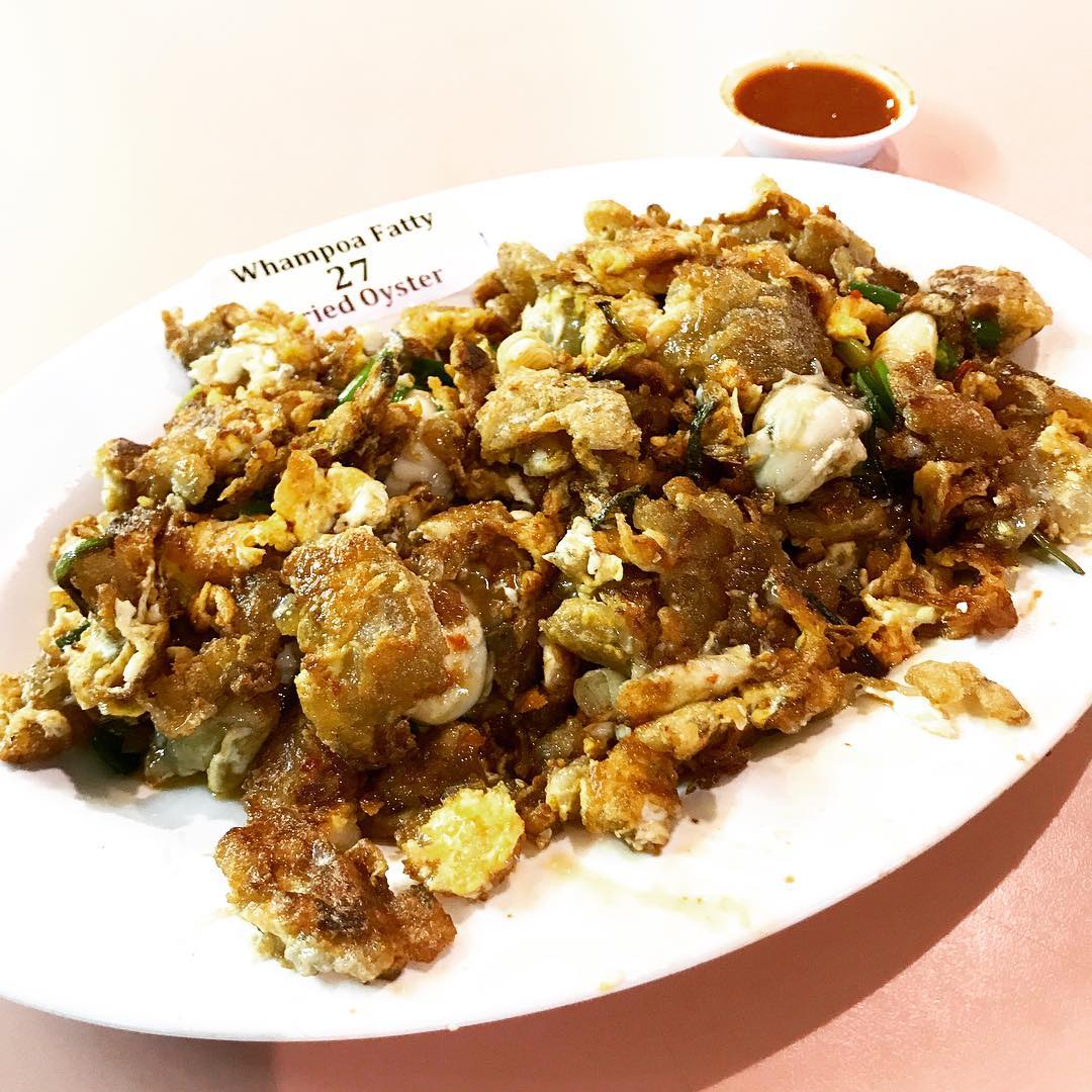 whampoa market - oyster omelette