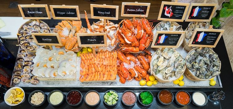 hotel seafood buffet - oscar's