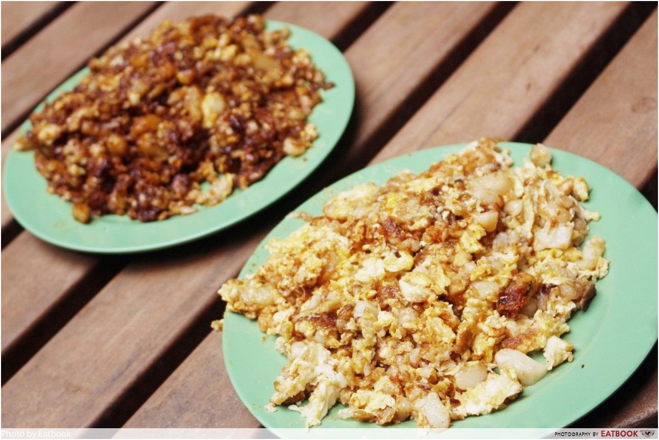 Clementi Hawker Food - fried carrot cake