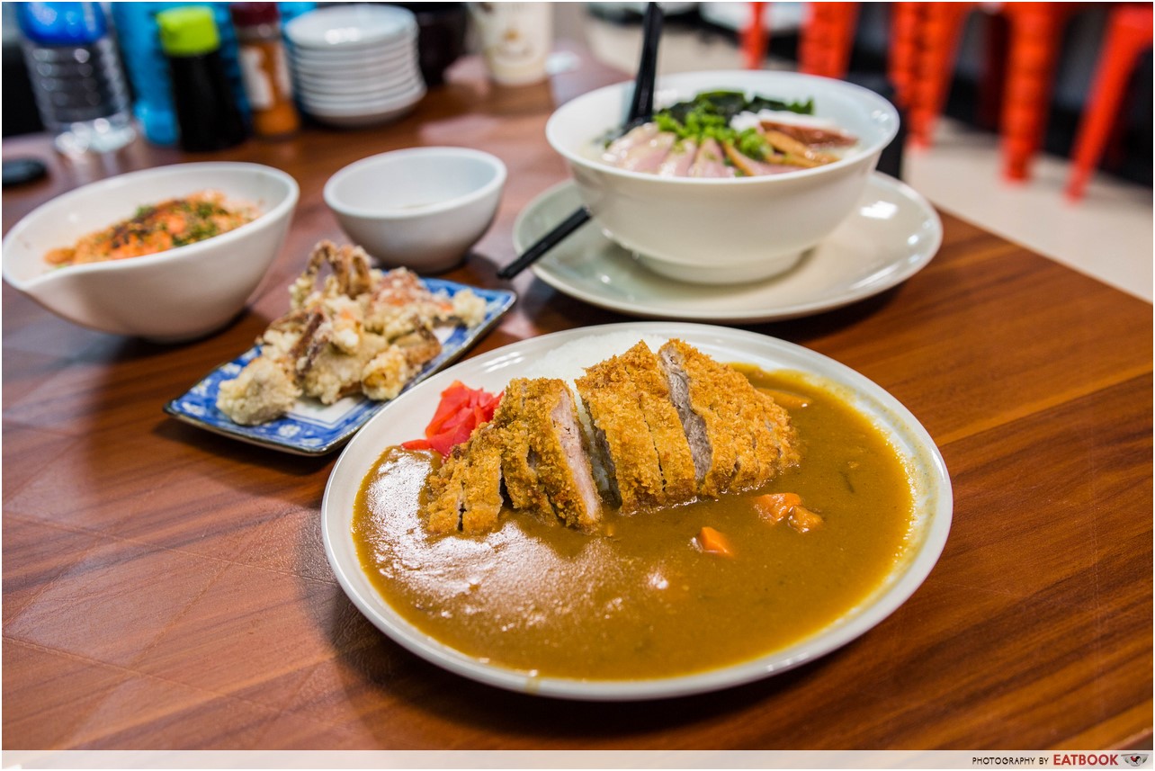 cheap smu food - japanese curry express