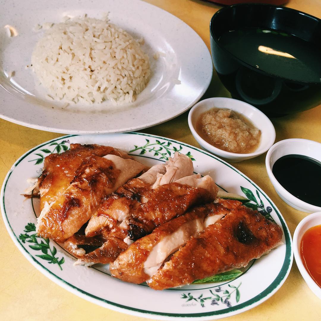 cheap smu food - sing ho hainan chicken rice