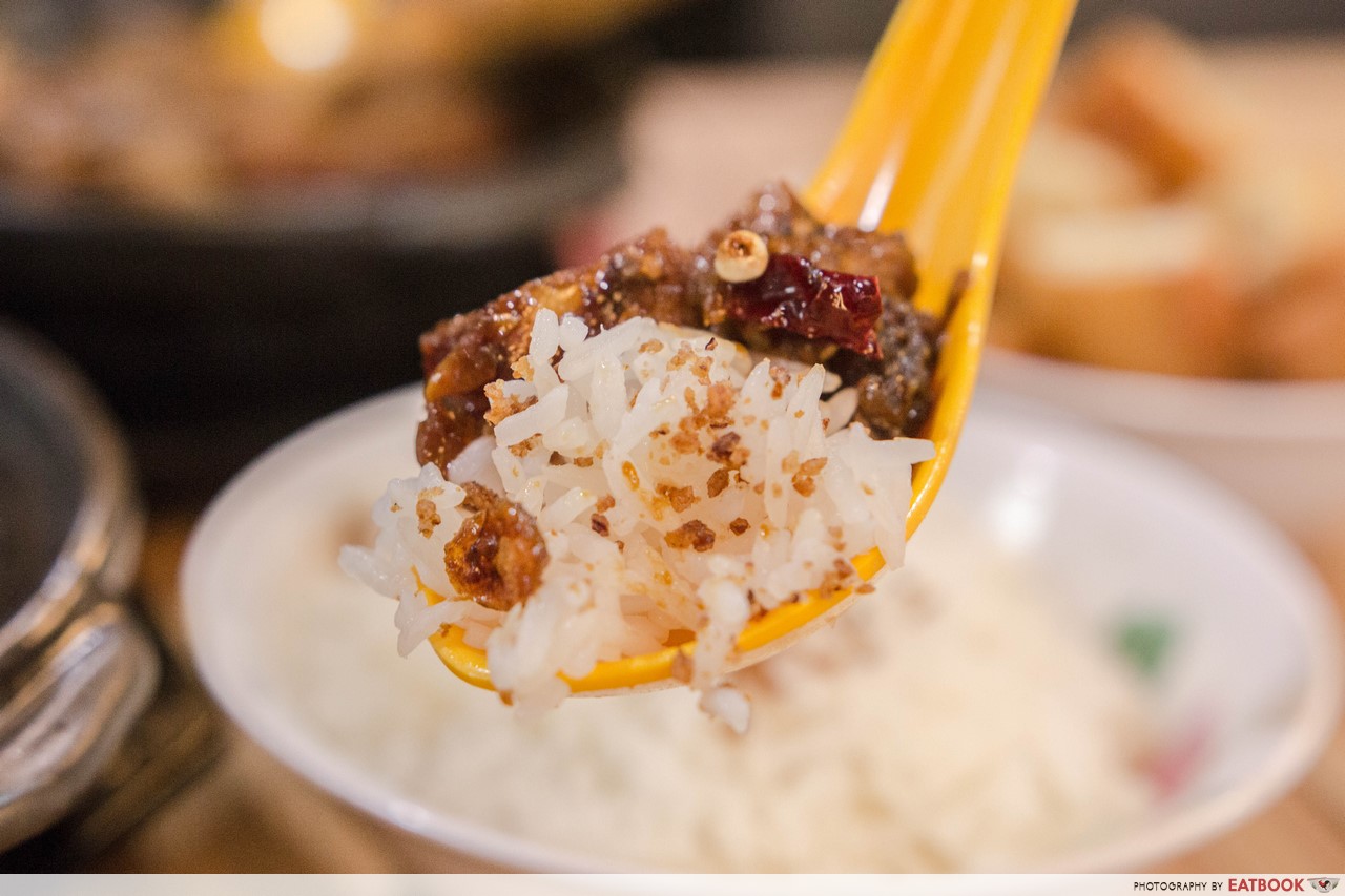 kee hiong klang bak kut teh - garlic rice