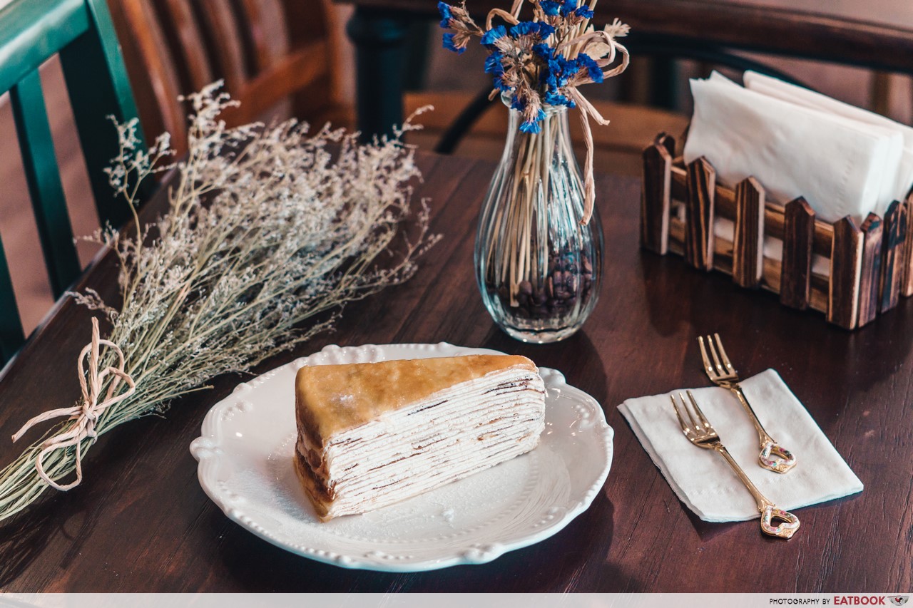 Romantic Cafes - French Vanilla Crepe Cake