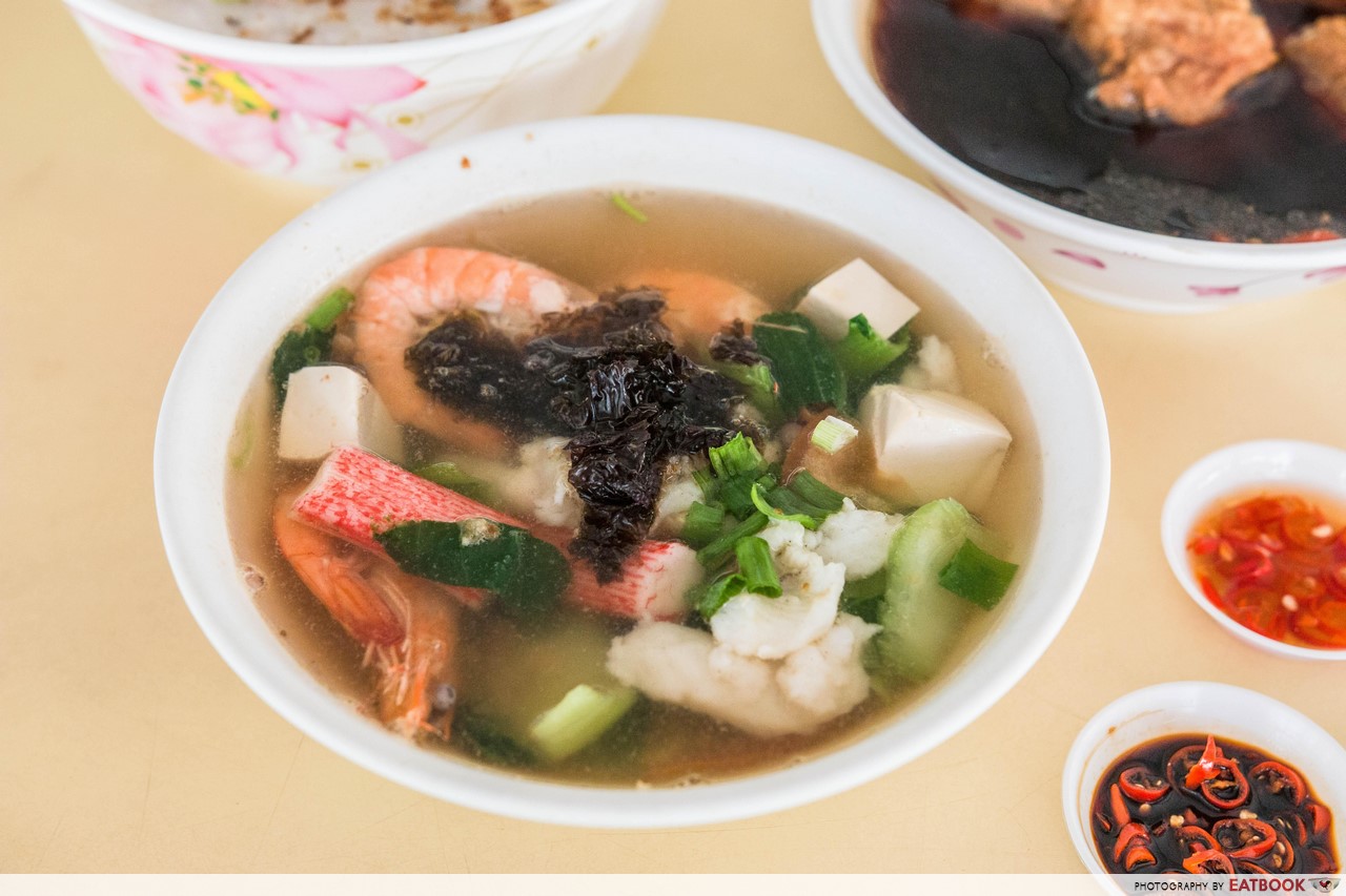 Xian Jin Mixed Vegetable Rice - Sliced Fish Soup