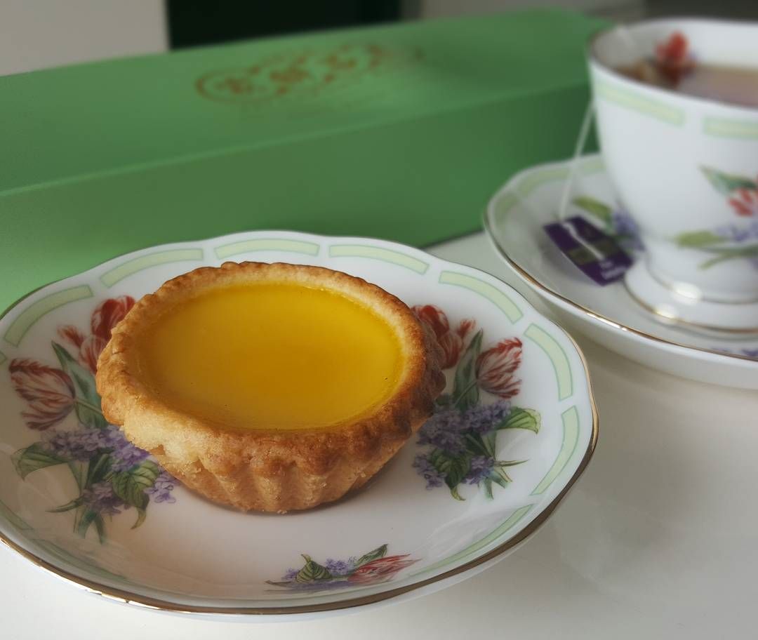 old-school egg tarts - Tai Cheong Bakery
