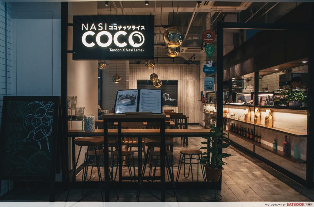 Nasi Coco - Stall front