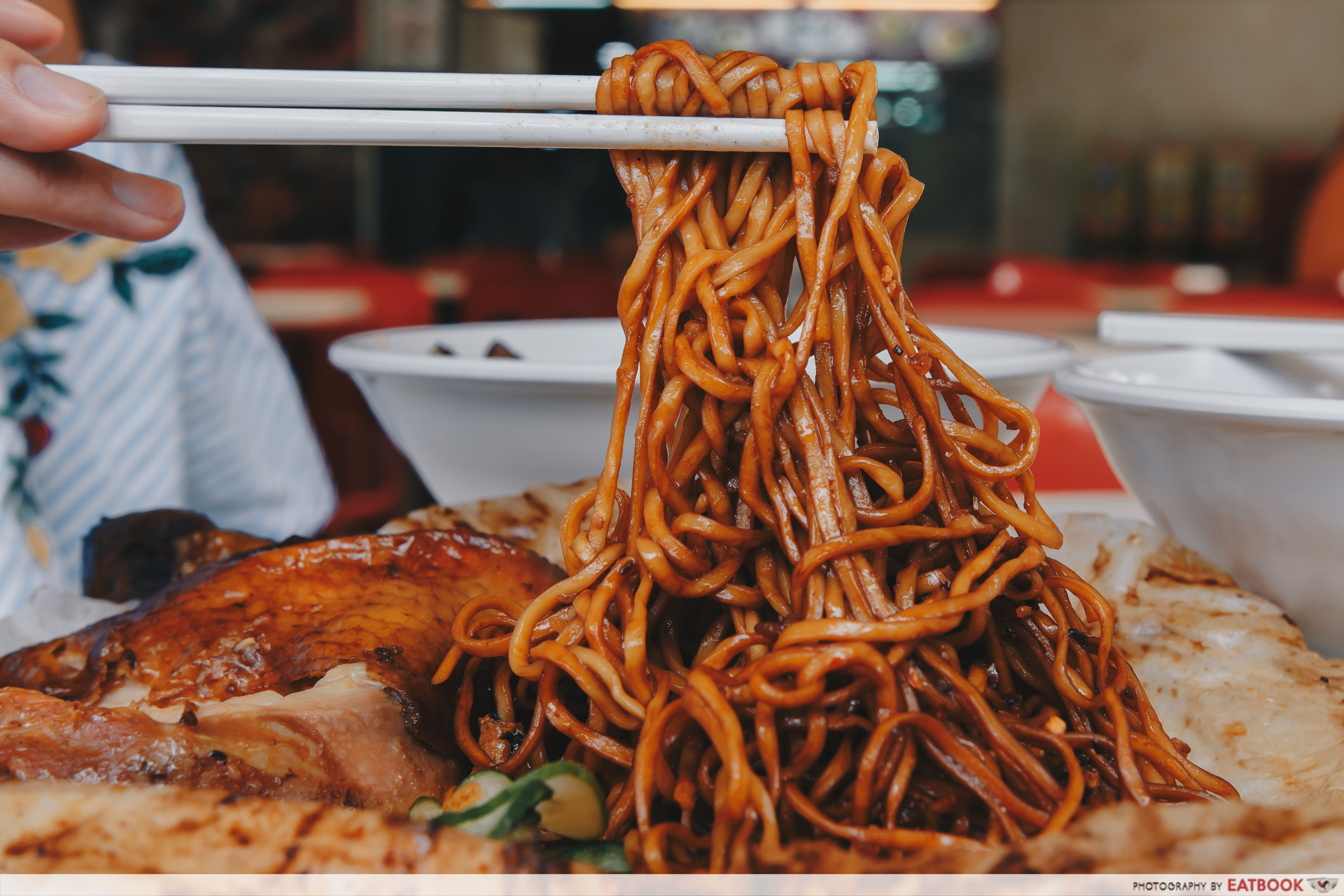Sing HK Cafe - Noodles Close Up