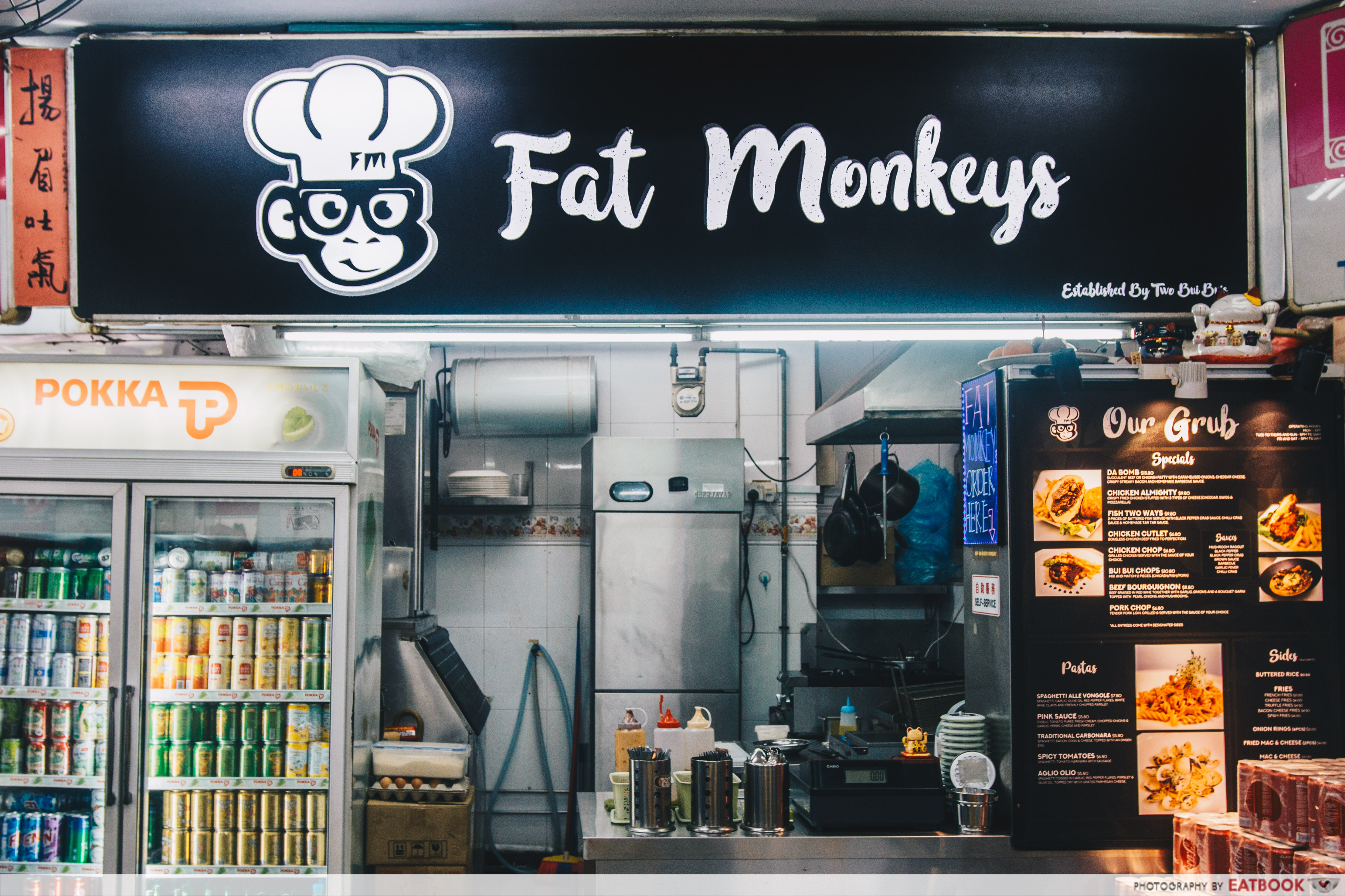 Fat Monkeys Singapore- stall front