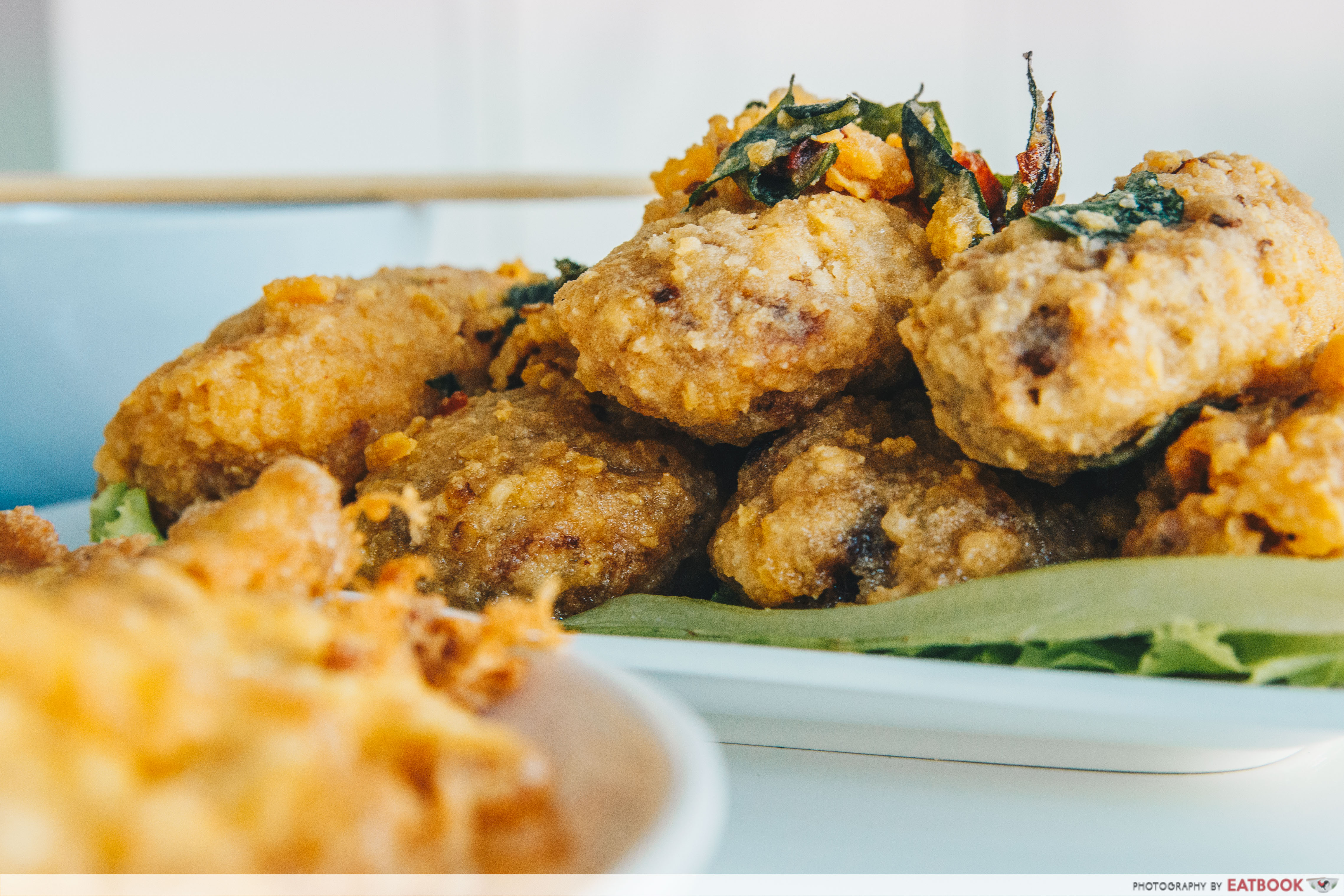 Bubble's Kitchen- salted egg chicken wings