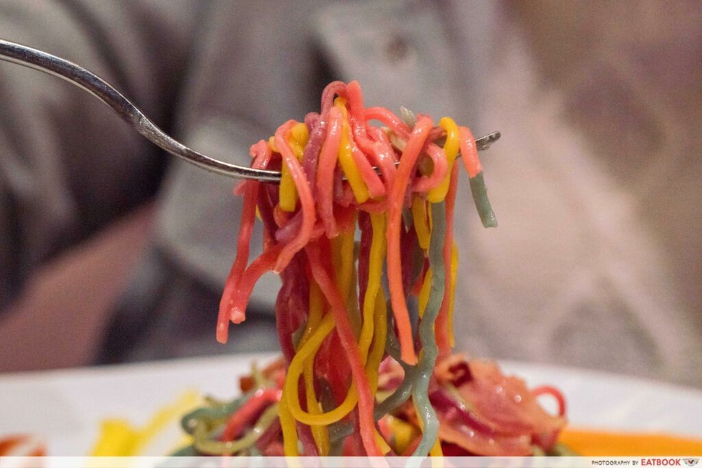 Kawaii Monster - rainbow pasta