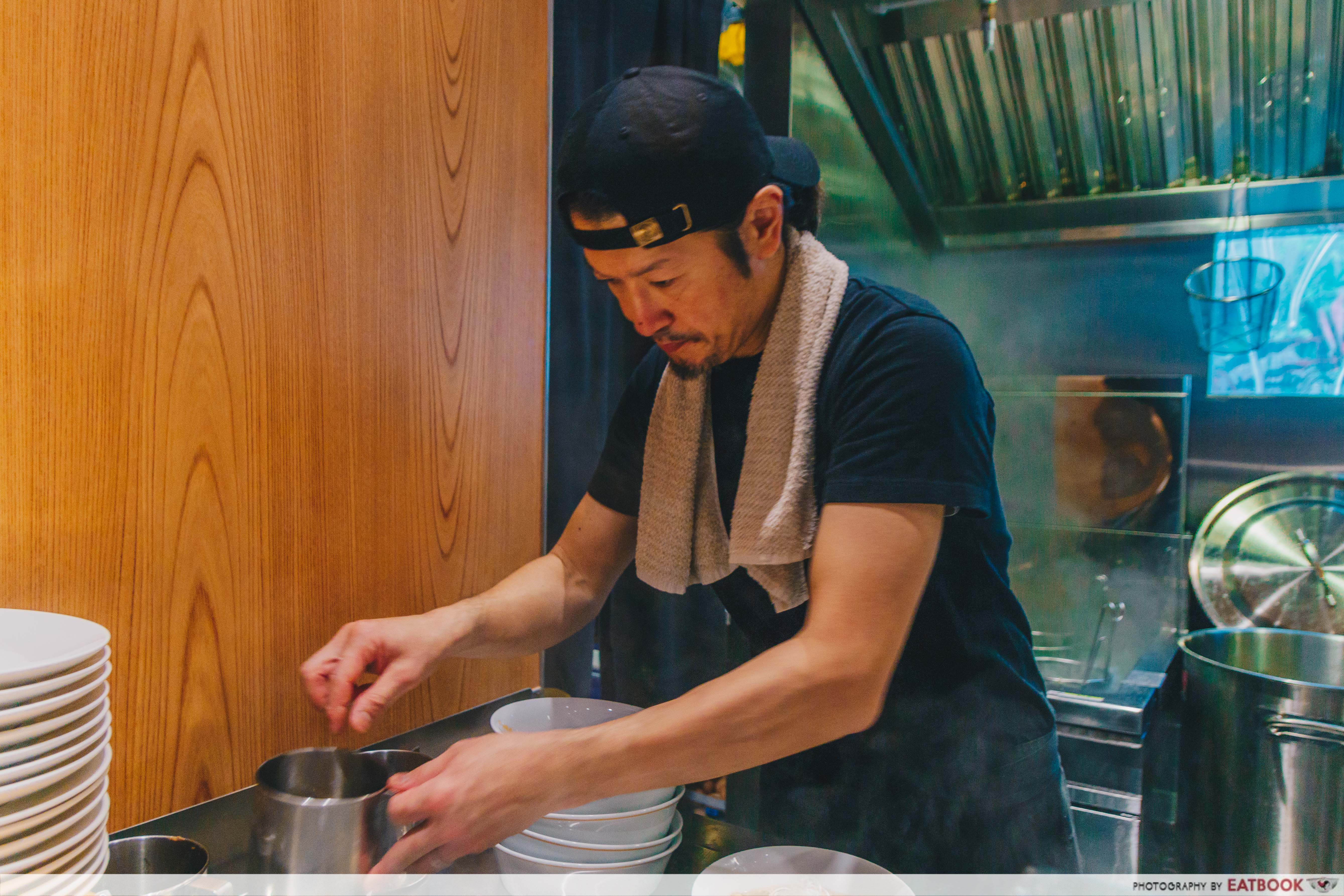 Konjiki Hototogisu Ramen - Chef Mr Yamamoto