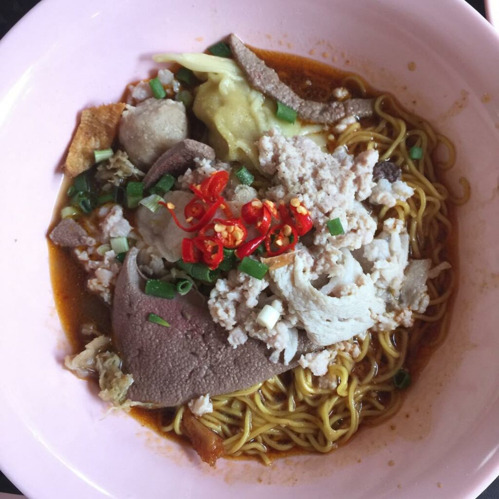 sembawang hills food centre-Teochew Minced Meat Noodle
