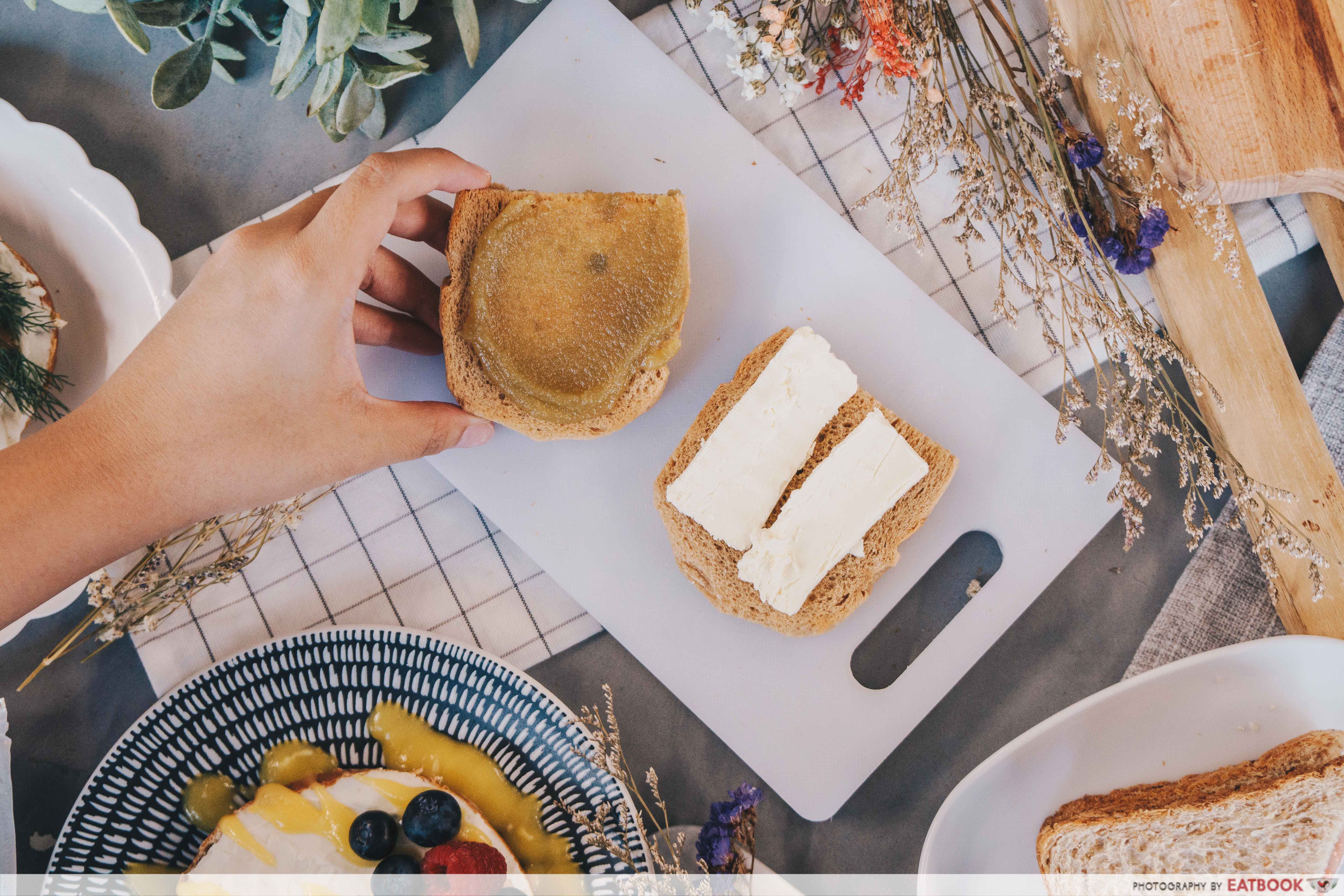 Quick Breakfast - Kaya Cheese Toast
