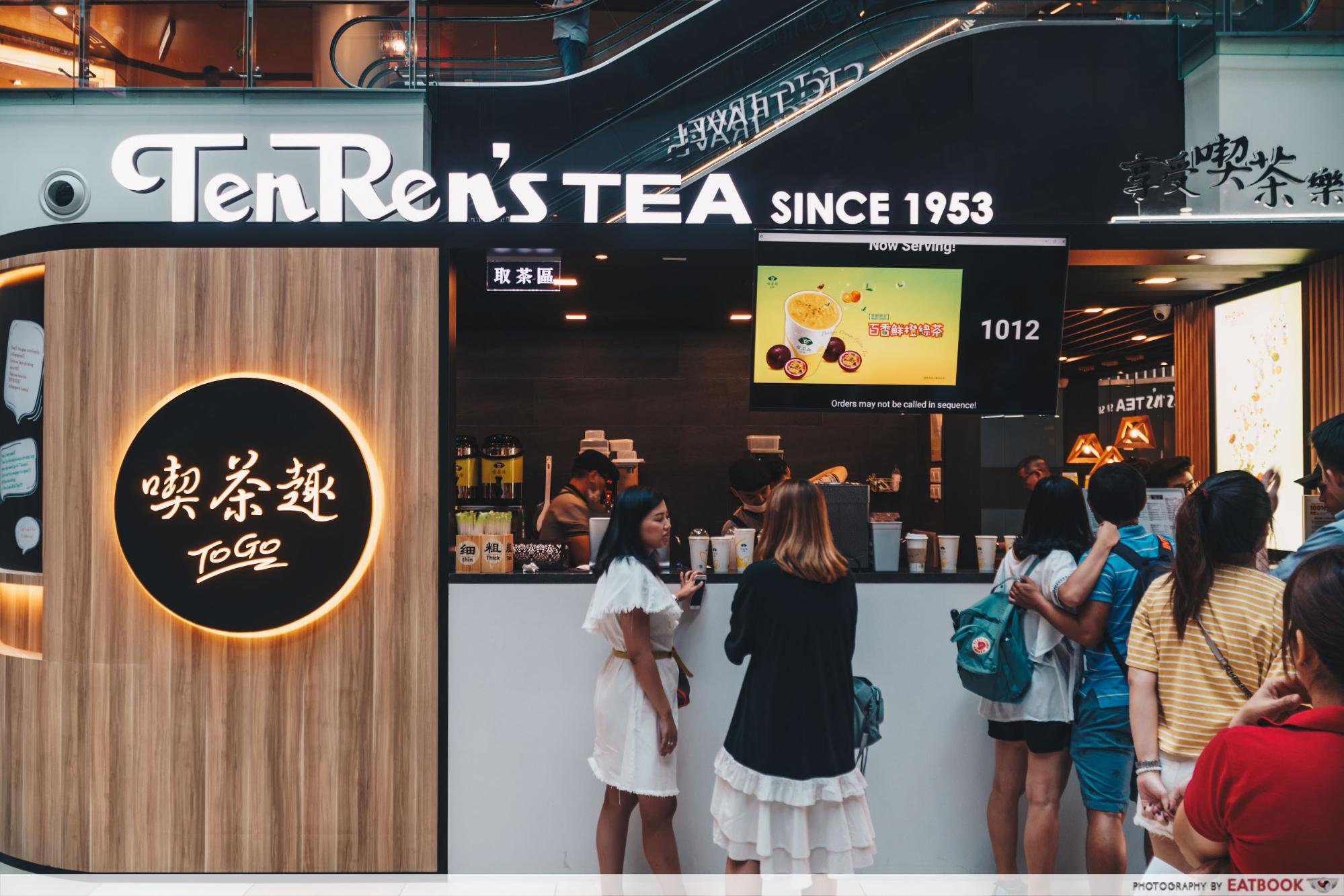 New Restaurants August 2018 - Ten Ren Tea Ambience