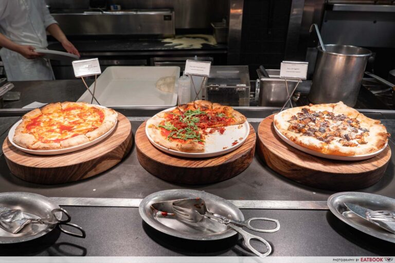 basilico pizza section