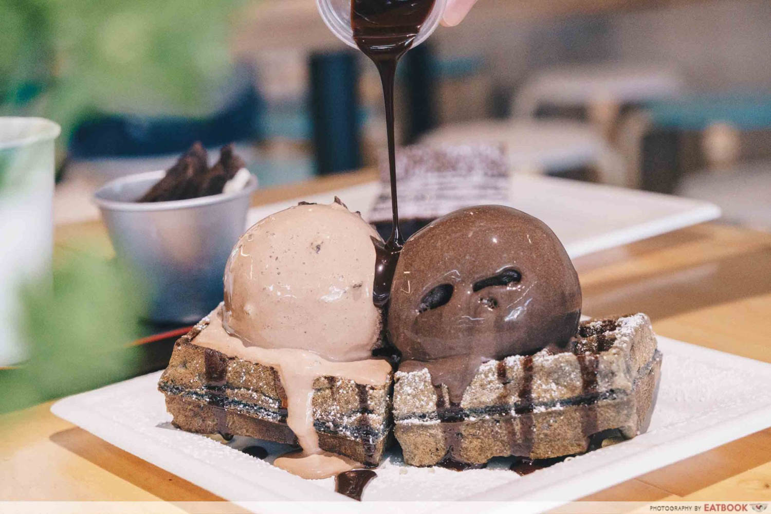 Obsessive Chocolat Desire Cafe Waffles Ice Cream