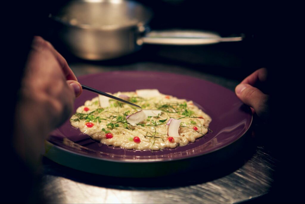 bacc- coconut risotto