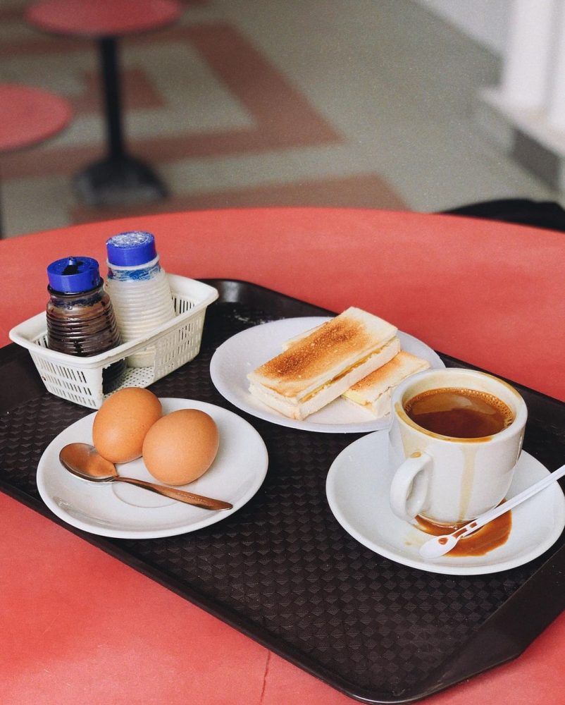 the 1950s coffee kaya toast