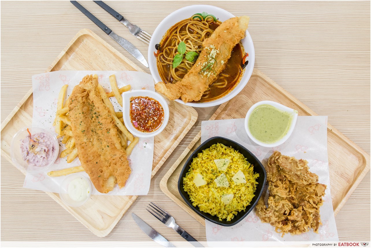 Fish & Chicks Review New Tom Yum Pasta And Thai Chilli Fish And Chips