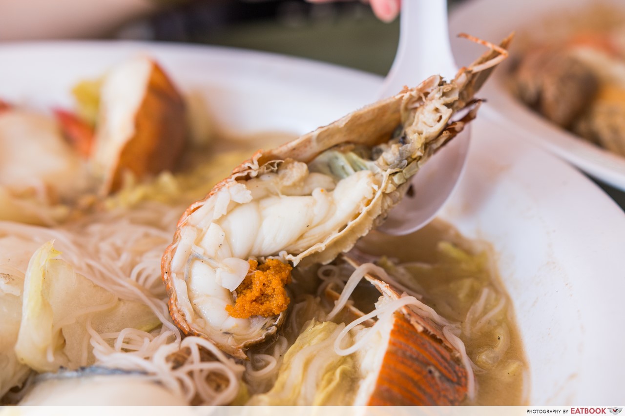 giant white beehoon - crayfish