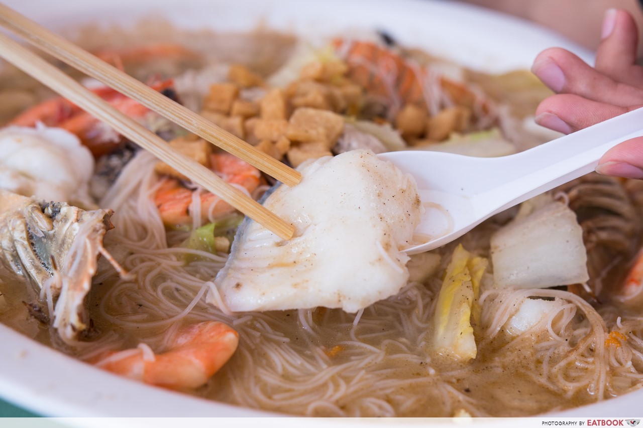 giant white beehoon - fish