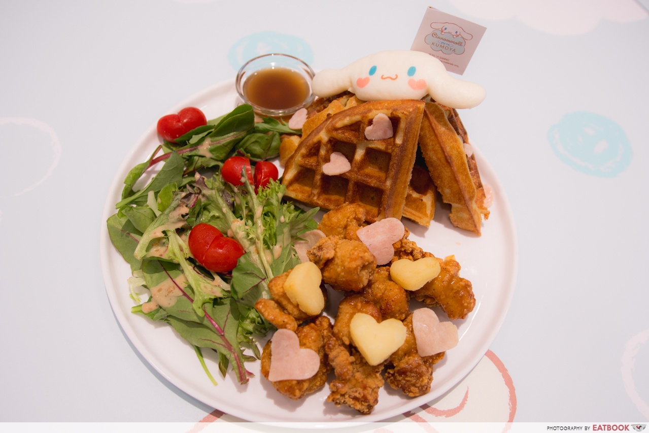 cinnamoroll cafe - waffle