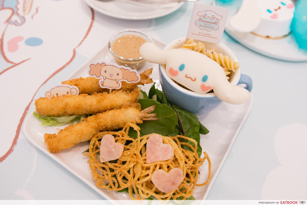 cinnamoroll cafe - tempura pasta