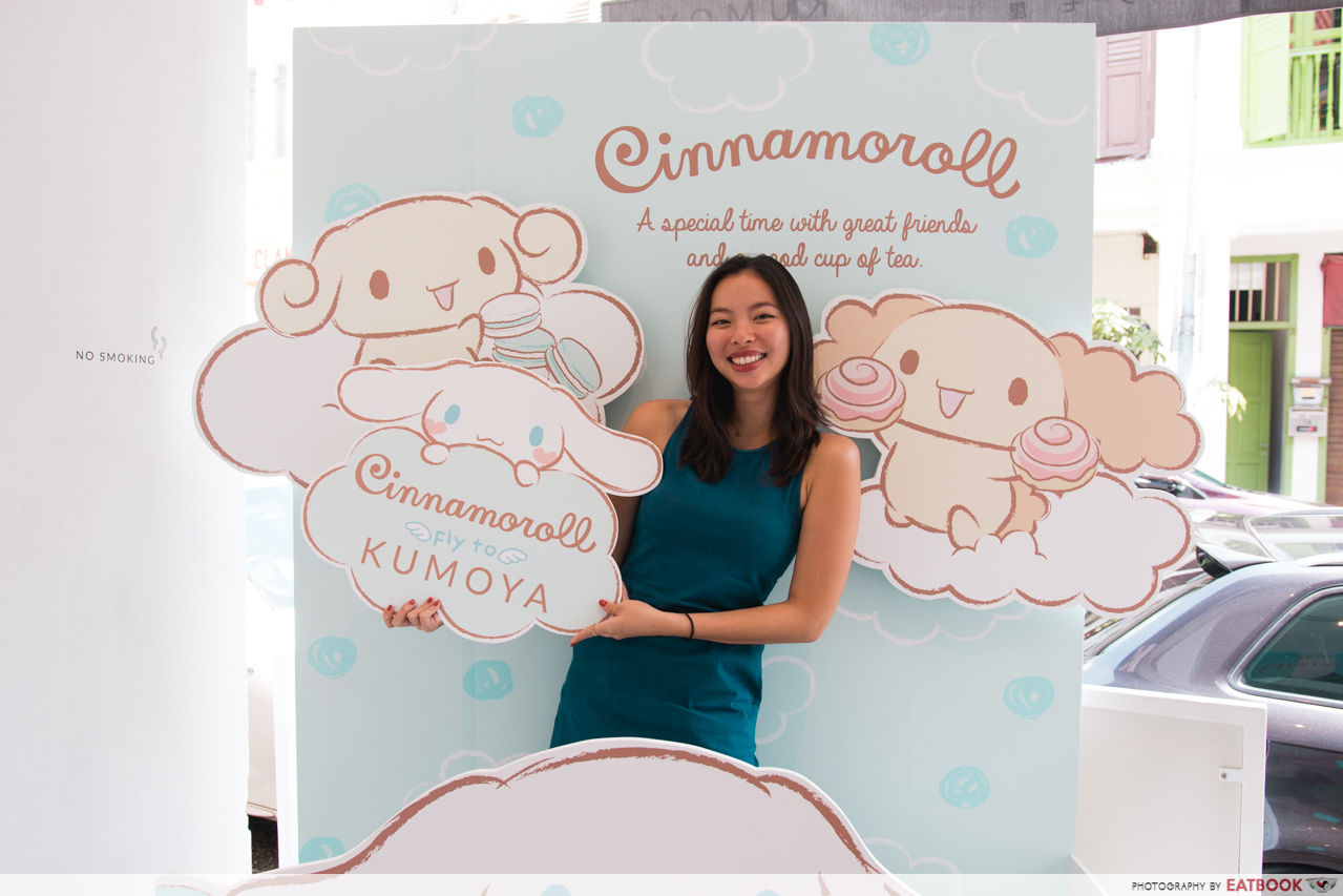 cinnamoroll cafe - photobooth