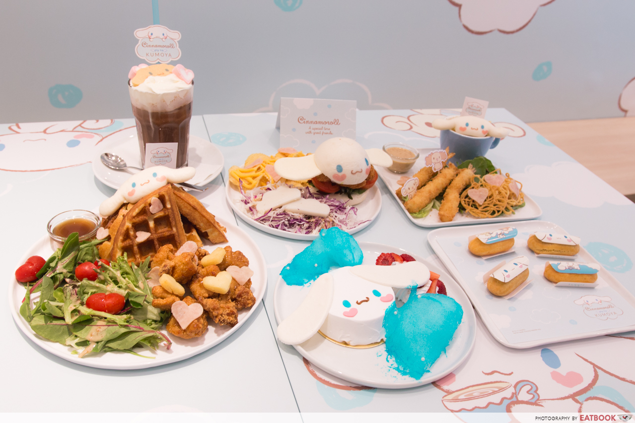 cinnamoroll cafe - flatlay