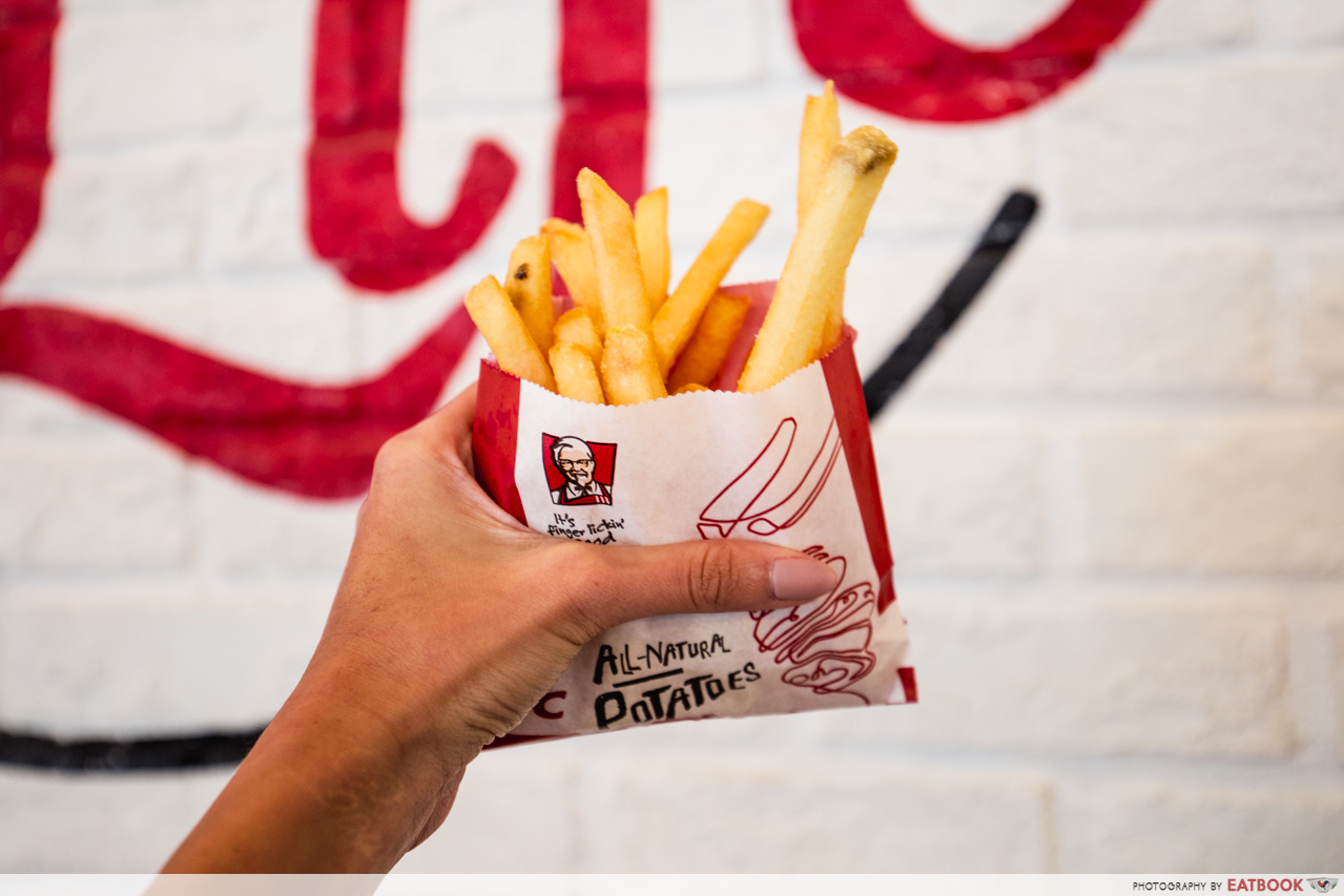 kfc curry crunch - fries