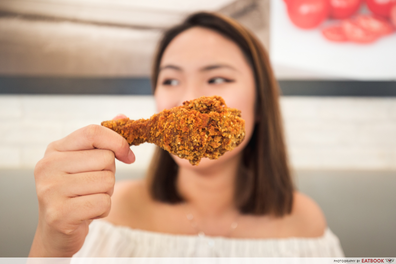 kfc curry crunch - curry crunch drumstick