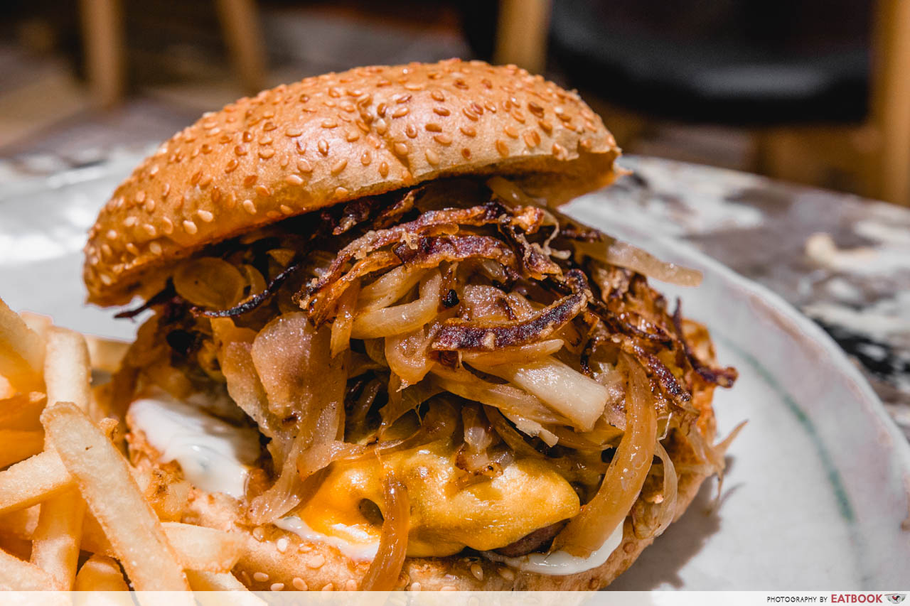 tiong bahru bakery - french onion burger