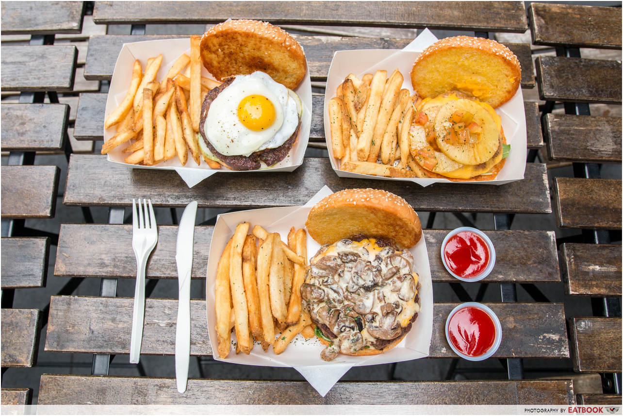 burger buddies - flatlay