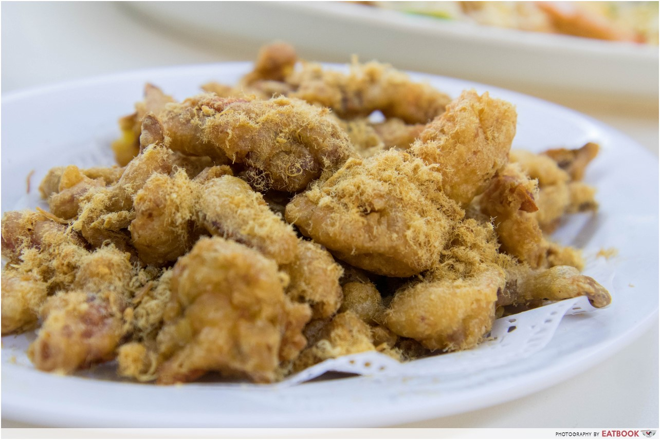 chun kee - soft shell crab pork floss