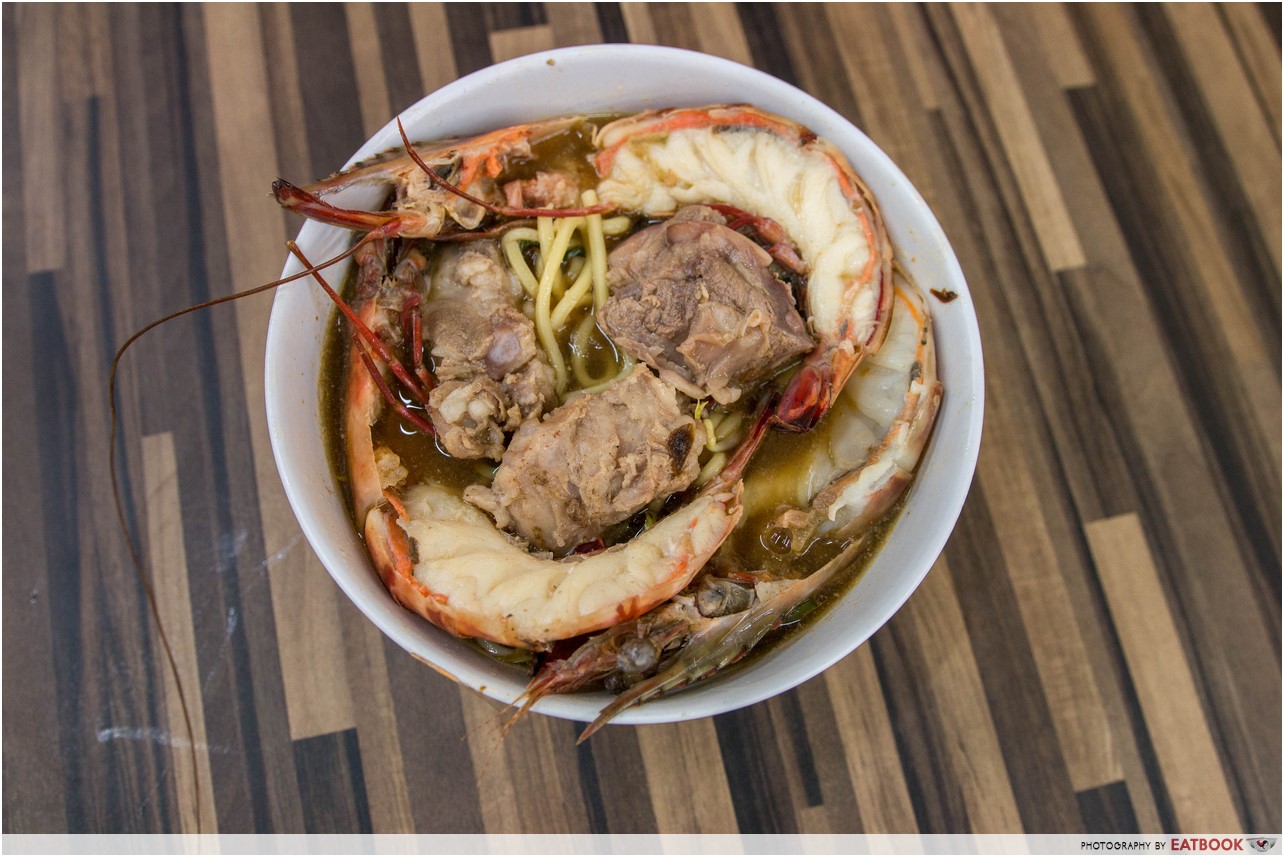 old house - dinosaur prawn mee