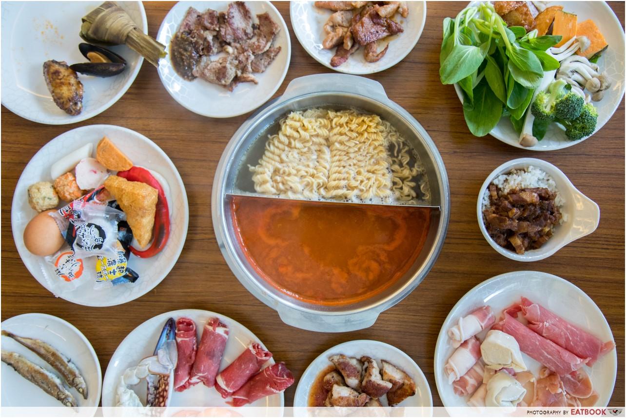 One More Steamboat offers bowls of lu rou fan and teppanyaki.