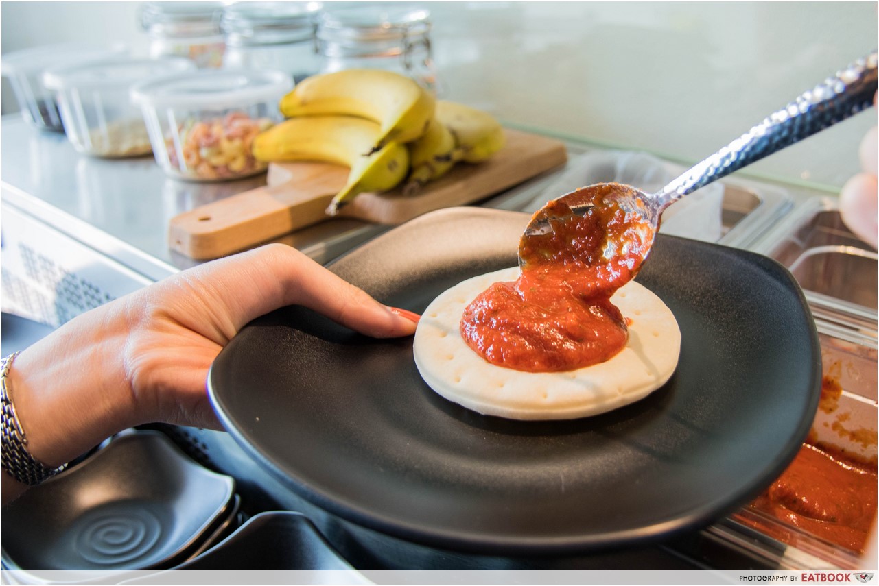 rhombus pizza - dough