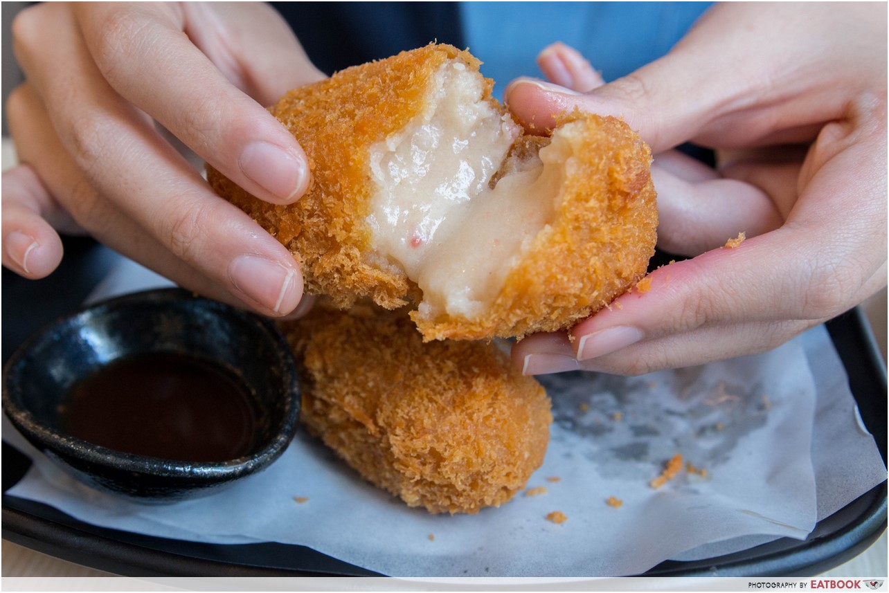 sama curry - hokkaido crab cream croquette