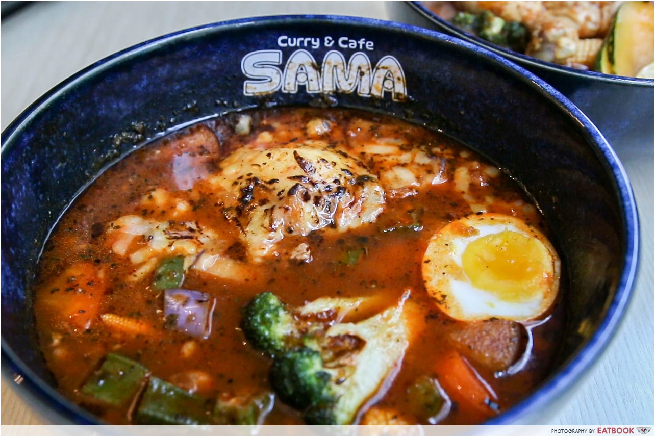 sama curry - keema natto