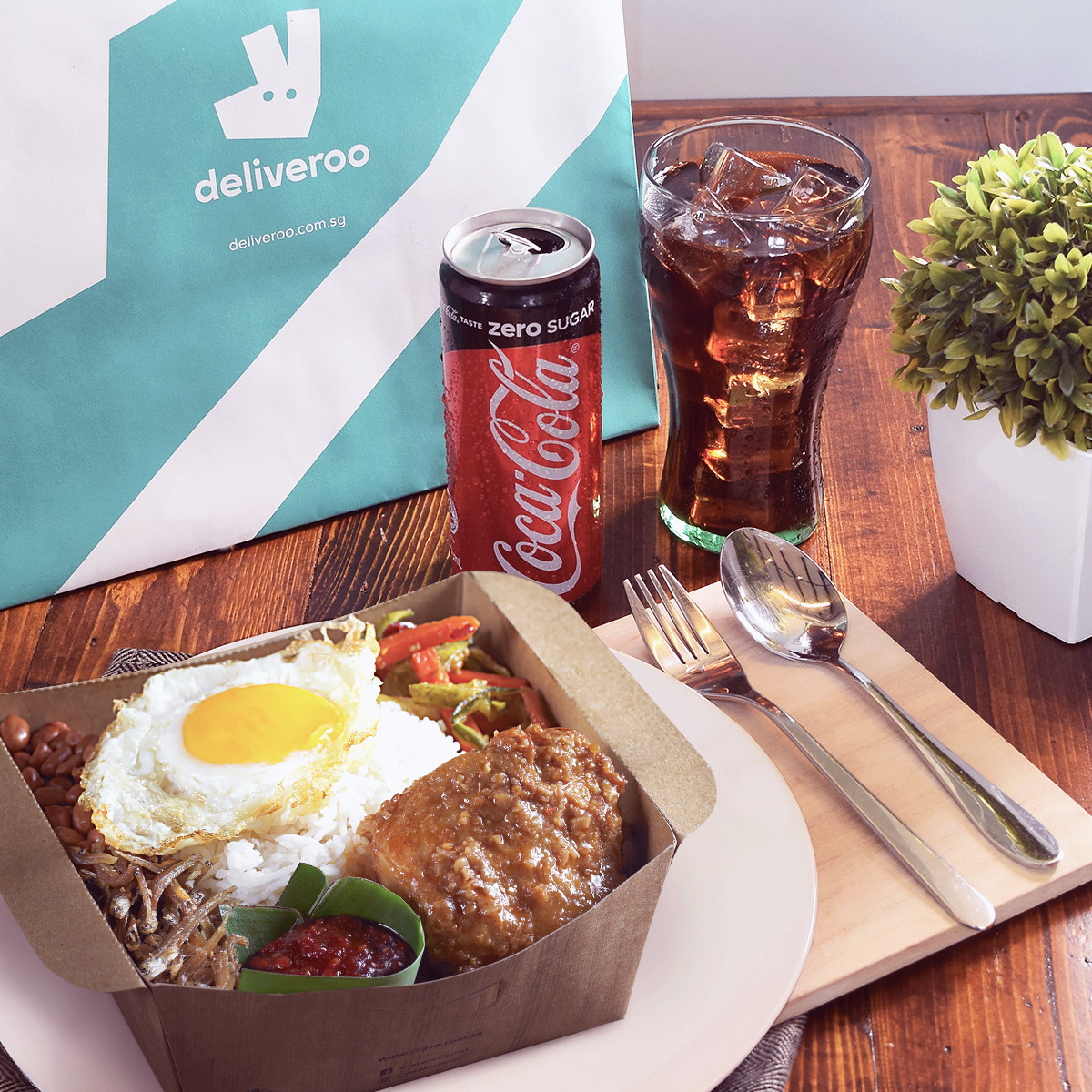 Deliveroo Nasi Lemak bundle - crave