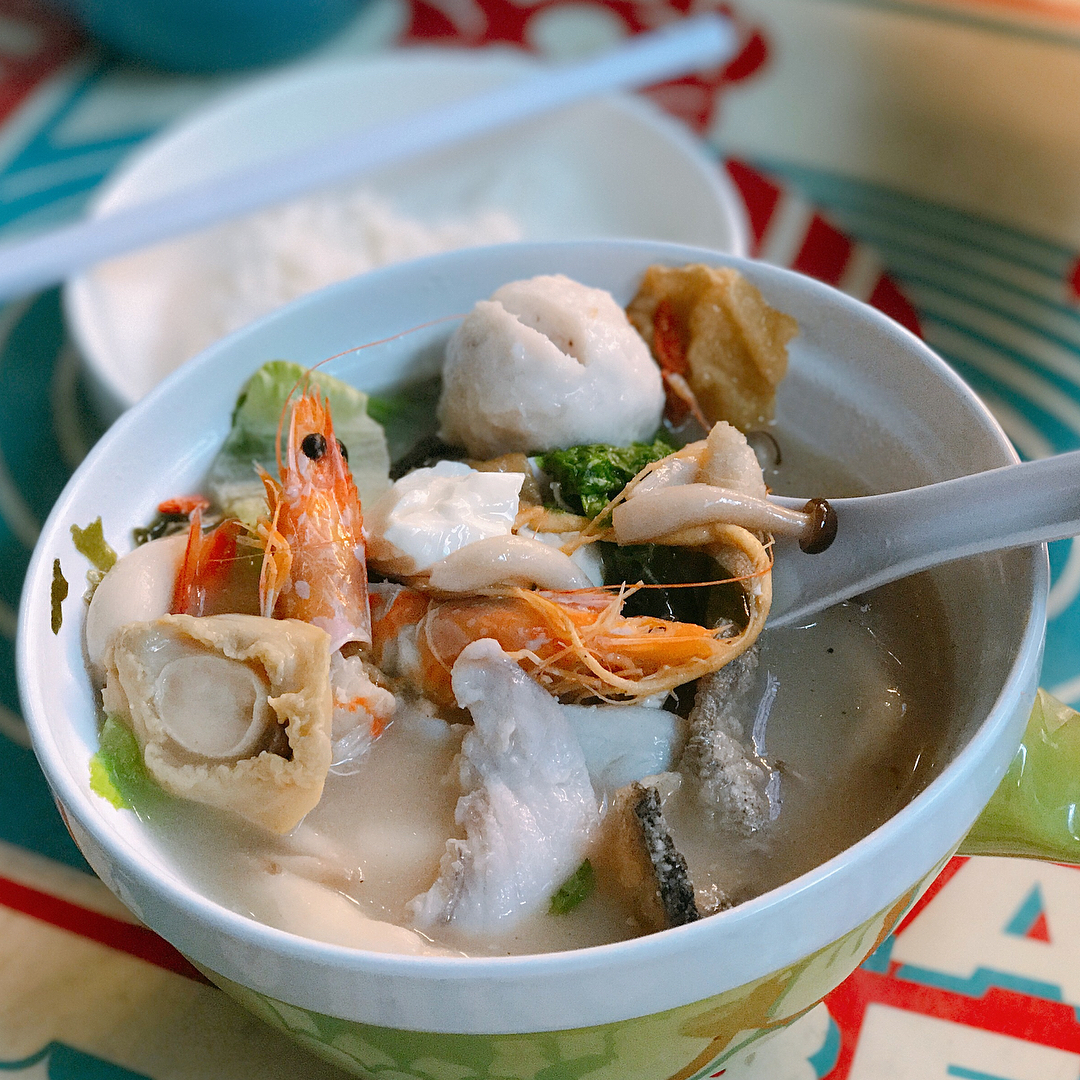 Atas Hawker Dishes - fish soup