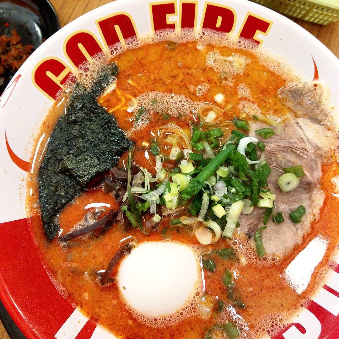 customisable spicy food - god fire ramen