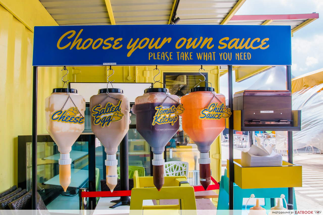 Big Fish Small Fish - sauce station