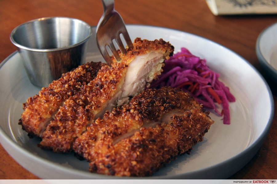 Crackerjack Quinoa Fried Chicken