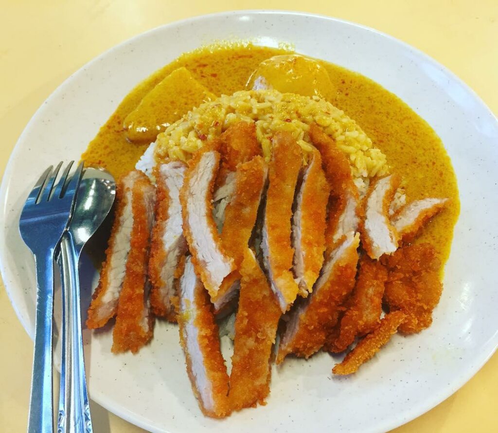 Famous curry rice - hainan