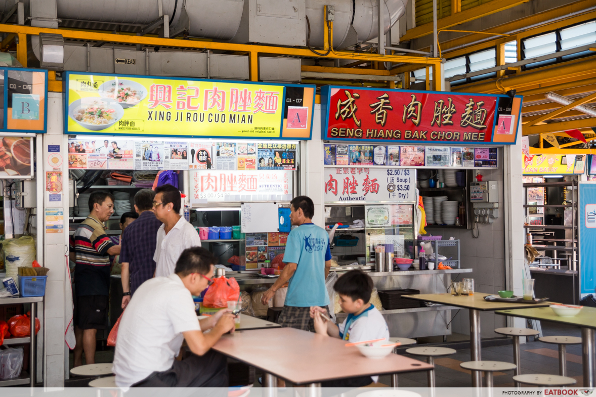 bedok 85 bak chor mee - stallfronts